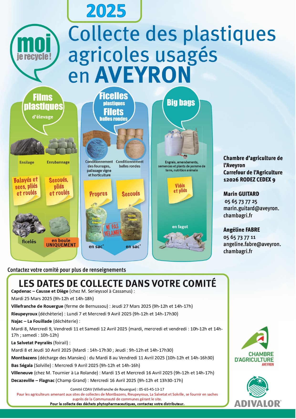 Lire la suite à propos de l’article Collecte plastiques agricoles