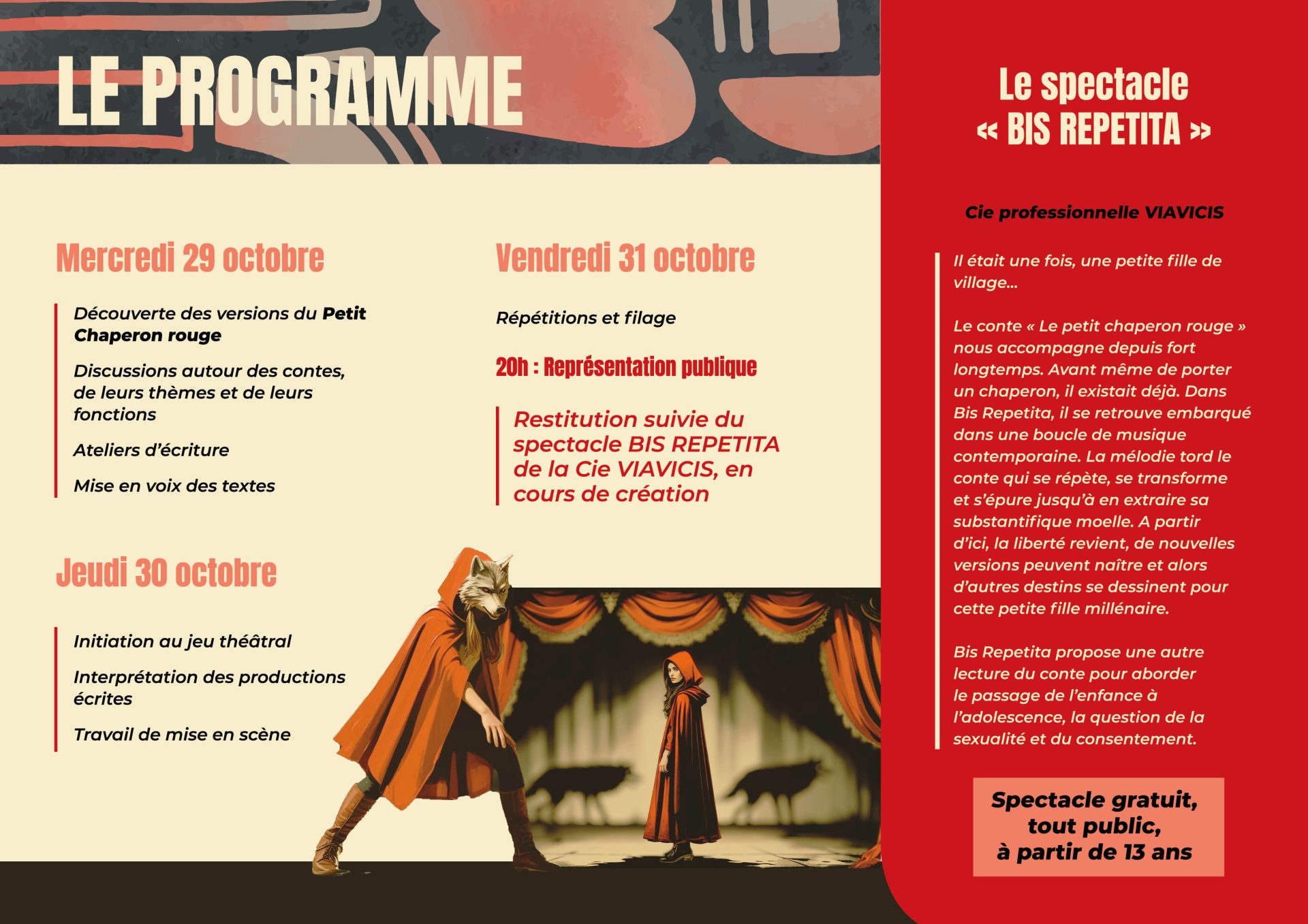 Lire la suite à propos de l’article Stage théâtre jeunes 14-17 ans