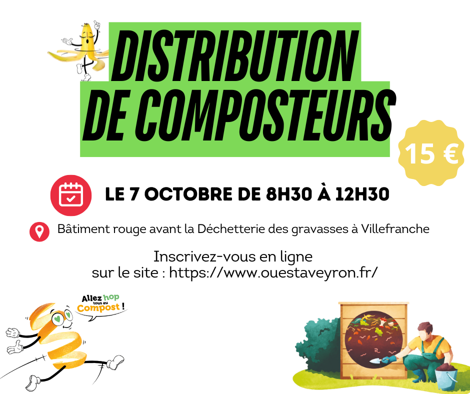 Lire la suite à propos de l’article Distribution de composteurs